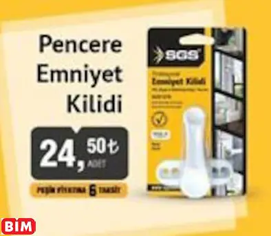 SGS PENCERE EMNİYET KİLİDİ SGS PENCERE EMNİYET KİLİDİ